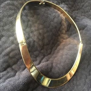 Gold stamped 10k necklace